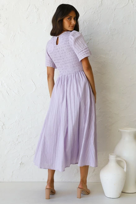 Macy Midi Dress LILAC Macy Midi Dress LILAC -Mona Shop L4A8874 80144.1633410319