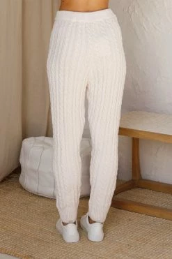 Renata Knit Pants CREAM -Mona Shop L4A9017 83028.1588905431