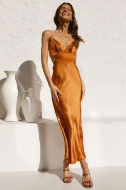 Chontelle Dress BRONZE -Mona Shop L4A9065 46974.1627360358