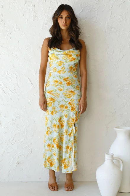 Elizabeth Dress YELLOW FLORAL Elizabeth Dress YELLOW FLORAL -Mona Shop L4A9353 16859.1632978694