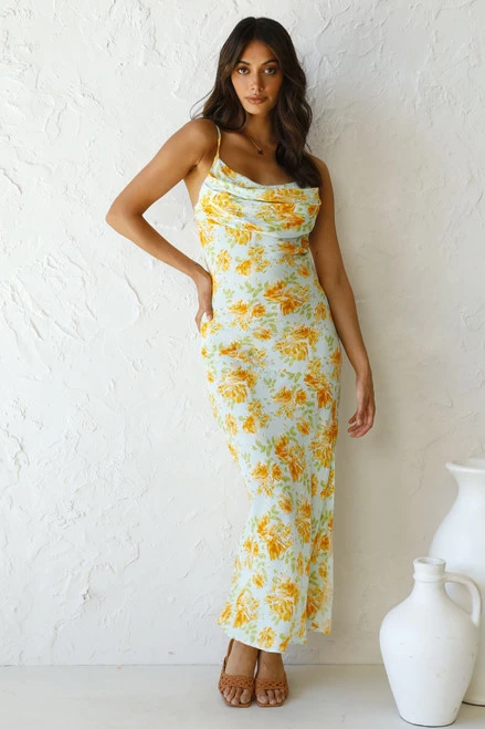 Elizabeth Dress YELLOW FLORAL Elizabeth Dress YELLOW FLORAL -Mona Shop L4A9364 88516.1632200002