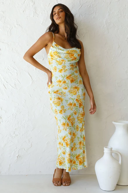 Elizabeth Dress YELLOW FLORAL Elizabeth Dress YELLOW FLORAL -Mona Shop L4A9365 66660.1632978692