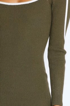 Deanna Dress KHAKI -Mona Shop L8A1374 46882.1656988403