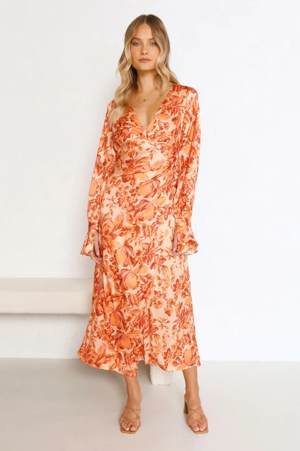 Tiarna Dress ORANGE FLORAL Tiarna Dress ORANGE FLORAL -Mona Shop L8A1407 74440.1655695624