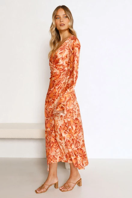 Tiarna Dress ORANGE FLORAL Tiarna Dress ORANGE FLORAL -Mona Shop L8A1412 23001.1656988140