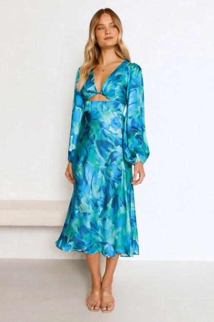 Bronti Dress BLUE MULTI Bronti Dress BLUE MULTI -Mona Shop L8A1551 53265.1657511864