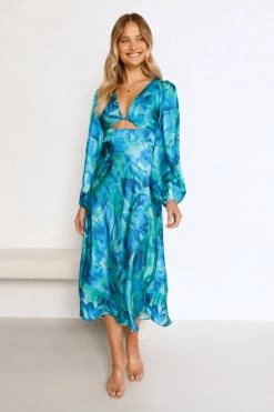 Bronti Dress BLUE MULTI 7 Bronti Dress BLUE MULTI -Mona Shop L8A1553 70805.1655786592