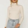 Shiloh Knit Top BEIGE 2 Shiloh Knit Top BEIGE -Mona Shop L8A1565 1 52187.1657604496