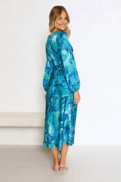 Bronti Dress BLUE MULTI 6 Bronti Dress BLUE MULTI -Mona Shop L8A1571 68462.1655786591