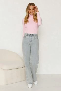 Shiloh Knit Top PINK -Mona Shop L8A1585 04816.1657604788