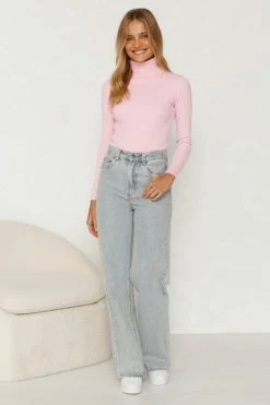 Shiloh Knit Top PINK -Mona Shop L8A1594 77824.1657592163