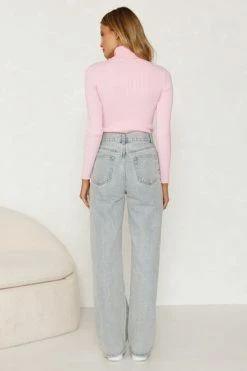 Shiloh Knit Top PINK -Mona Shop L8A1603 33111.1657592163