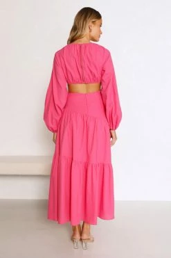 Shaine Dress PINK -Mona Shop L8A1609 92457.1657511042
