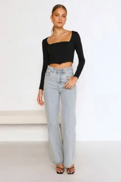 Manaia Top BLACK -Mona Shop L8A1773 60717.1655346847