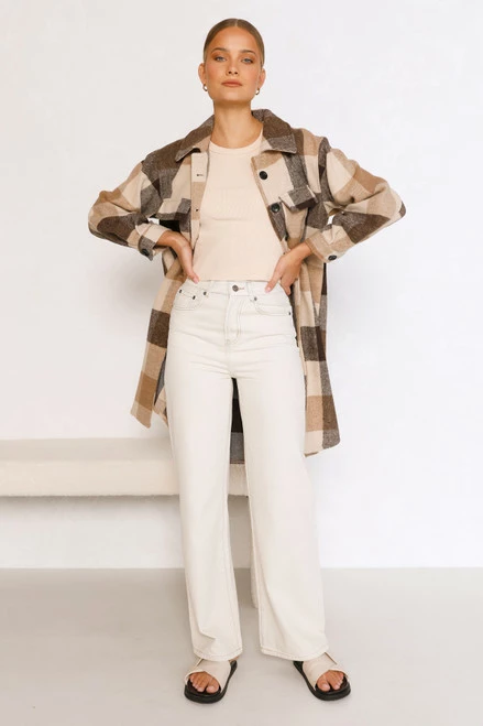 Asher Longline Shacket MOCHA Asher Longline Shacket MOCHA -Mona Shop L8A1804 78008.1655346503