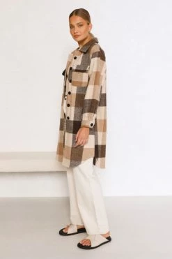 Asher Longline Shacket MOCHA 8 Asher Longline Shacket MOCHA -Mona Shop L8A1812 83263.1655436763