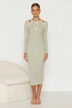 Suvi Dress SAGE -Mona Shop L8A1907 65980.1658289020