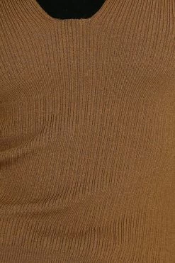 Gwen Top COFFEE -Mona Shop L8A1964 95589.1656311277