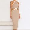 Daphne Dress CAMEL -Mona Shop L8A2090 85875.1655347023