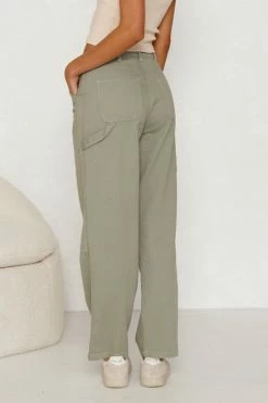 Alainn Pants KHAKI 10 Alainn Pants KHAKI -Mona Shop L8A2175 57647.1658969331
