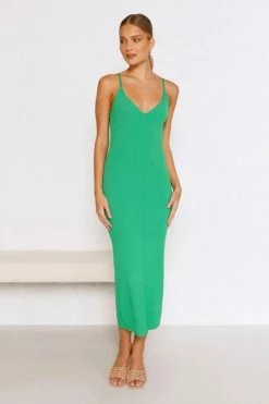 Trinity Dress GREEN -Mona Shop L8A2318 14224.1658810262