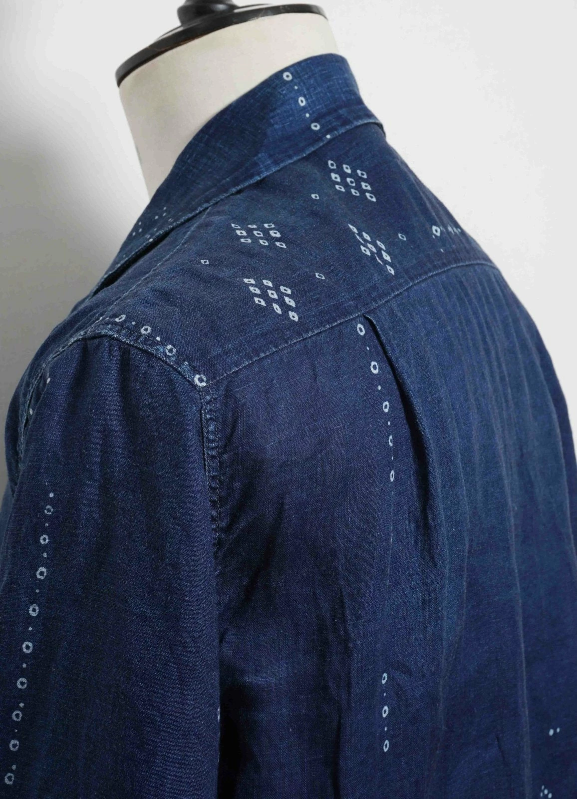 ALOHA SHIRT REMAKE | French Cloth Linen Bandana | Indigo KAPITAL ALOHA SHIRT REMAKE | French Cloth Linen Bandana | Indigo -Mona Shop aloha shirt remake french cloth linen bandana indigo kapital 659440