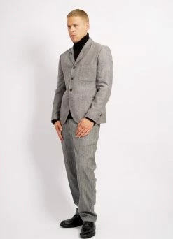 HANSEN GARMENTS ANKER | Classic Blazer | Grey Melange -Mona Shop anker classic blazer grey melange 530 244717