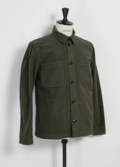 HANSEN GARMENTS BERTRAM | Refined Work Jacket | Dark Green 5 HANSEN GARMENTS BERTRAM | Refined Work Jacket | Dark Green -Mona Shop bertram refined work jacket dark green hansen garments 191623