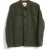 HANSEN GARMENTS BERTRAM | Refined Work Jacket | Dark Green
