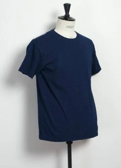 KAPITAL BLUE HANDS | IDG Jersey Crew T | Indigo 5 KAPITAL BLUE HANDS | IDG Jersey Crew T | Indigo -Mona Shop blue hands idg jersey crew t indigo kapital 986608