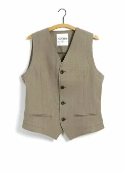 HANSEN GARMENTS DANIEL | Classic Waistcoat | Bay Leaf