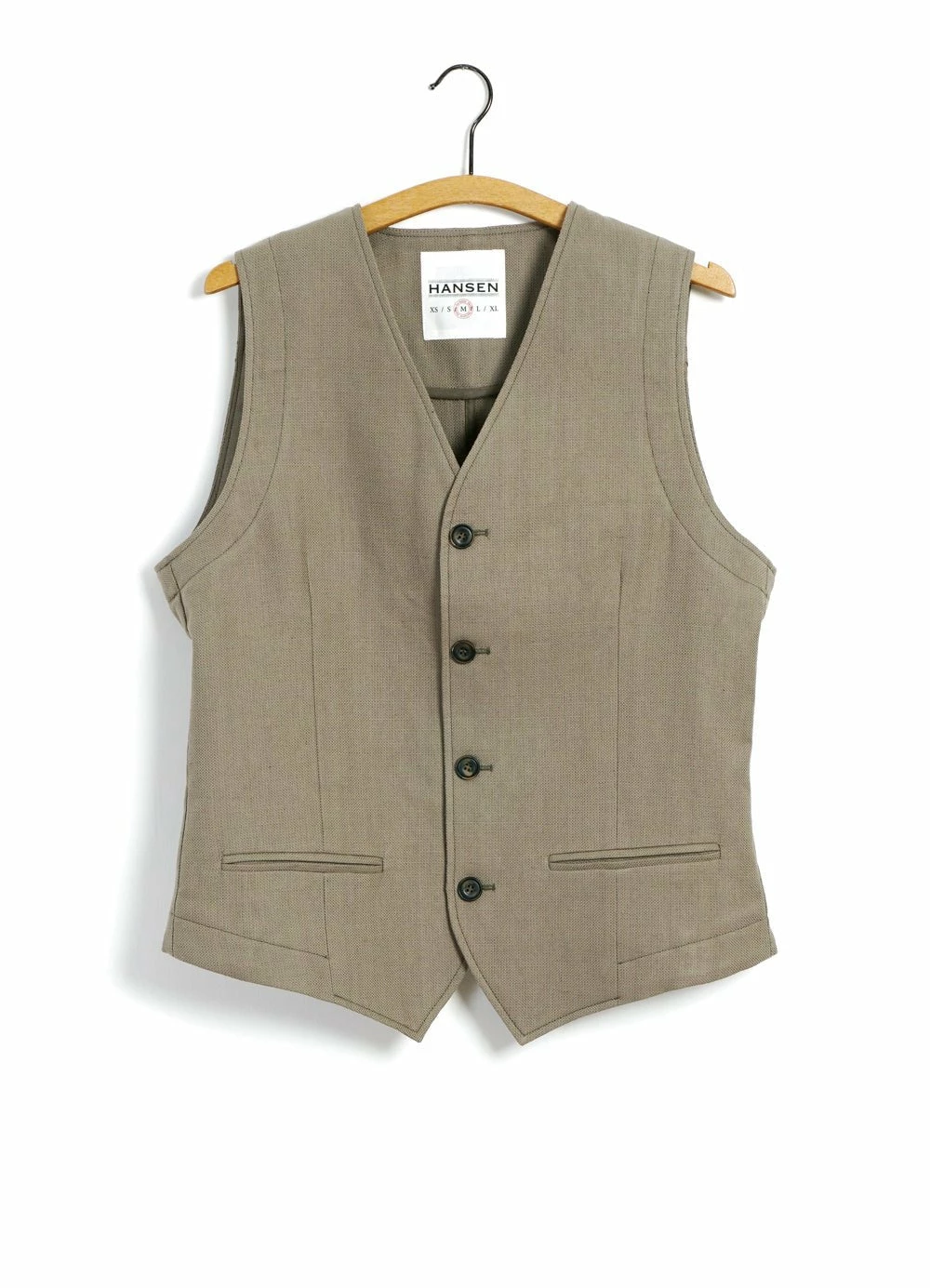 DANIEL | Classic Waistcoat | Bay Leaf HANSEN GARMENTS DANIEL | Classic Waistcoat | Bay Leaf -Mona Shop daniel classic waistcoat bay leaf hansen garments 682504