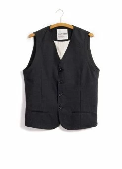HANSEN GARMENTS DANIEL | Classic Waistcoat | Slate