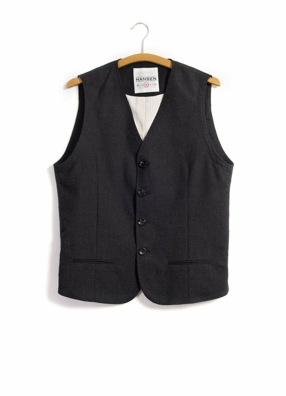 DANIEL | Classic Waistcoat | Slate HANSEN GARMENTS DANIEL | Classic Waistcoat | Slate -Mona Shop daniel classic waistcoat slate 240 763710