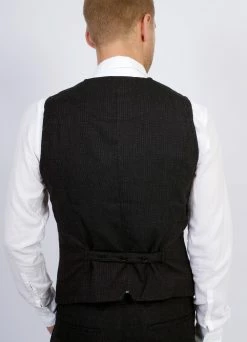 HANSEN GARMENTS DANIEL | Classic Waistcoat | Slate 4 HANSEN GARMENTS DANIEL | Classic Waistcoat | Slate -Mona Shop daniel classic waistcoat slate 240 964557