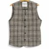 HANSEN GARMENTS DANIEL | Four Button Waistcoat | Check 1 -Mona Shop daniel four button waistcoat check 1 hansen garments 338657