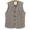 HANSEN GARMENTS DANIEL | Four Button Waistcoat | Check 2 -Mona Shop daniel four button waistcoat check 2 hansen garments 496003