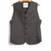 HANSEN GARMENTS DANIEL | Four Button Waistcoat | Khaki -Mona Shop daniel four button waistcoat khaki 240 846748