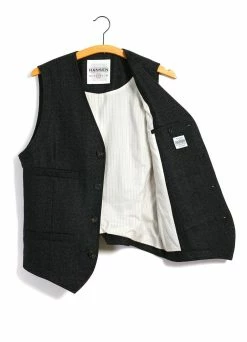 HANSEN GARMENTS DANNY | Classic Waistcoat | Black Marble -Mona Shop danny classic waistcoat black marble hansen garments 373119