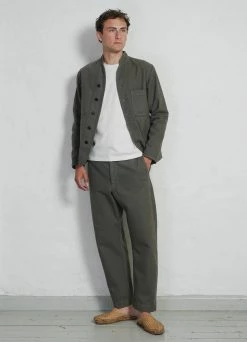 HANSEN GARMENTS ERLING | Refined Work Jacket | Green Grey 7 HANSEN GARMENTS ERLING | Refined Work Jacket | Green Grey -Mona Shop erling refined work jacket green grey hansen garments 645608