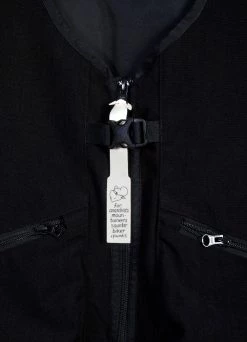 MOUNTAIN RESEARCH FLOWER BASKET VEST | Zipper Pockets & Bag Vest | Black -Mona Shop flower basket vest zipper pockets bag vest black 525 551044