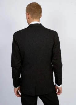 HANSEN GARMENTS FREDE | Pointed Lapel 2-Button Blazer | Slate -Mona Shop frede pointed lapel 2 button blazer slate 430 321437