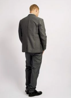 HANSEN GARMENTS FREDERIK | Casual Blazer | Indigo Grey 8 HANSEN GARMENTS FREDERIK | Casual Blazer | Indigo Grey -Mona Shop frederik casual blazer indigo grey 425 819042