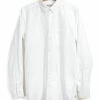 HANSEN GARMENTS HAAKON | Hidden Button Down Shirt | White -Mona Shop haakon hidden button down shirt white hansen garments 861109