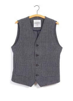 HANSEN GARMENTS HALFDAN | Classic Waistcoat | River