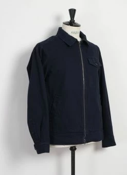 HANSEN GARMENTS JARLE | Casual Zipper Jacket | Navy -Mona Shop jarle casual zipper jacket navy hansen garments 828842