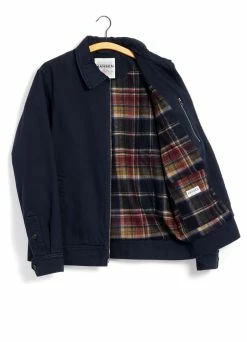 HANSEN GARMENTS JARLE | Casual Zipper Jacket | Navy -Mona Shop jarle casual zipper jacket navy hansen garments 994727