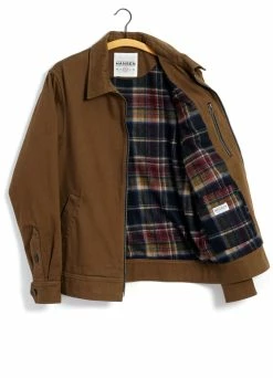 HANSEN GARMENTS JARLE | Casual Zipper Jacket | Nut -Mona Shop jarle casual zipper jacket nut hansen garments 856681