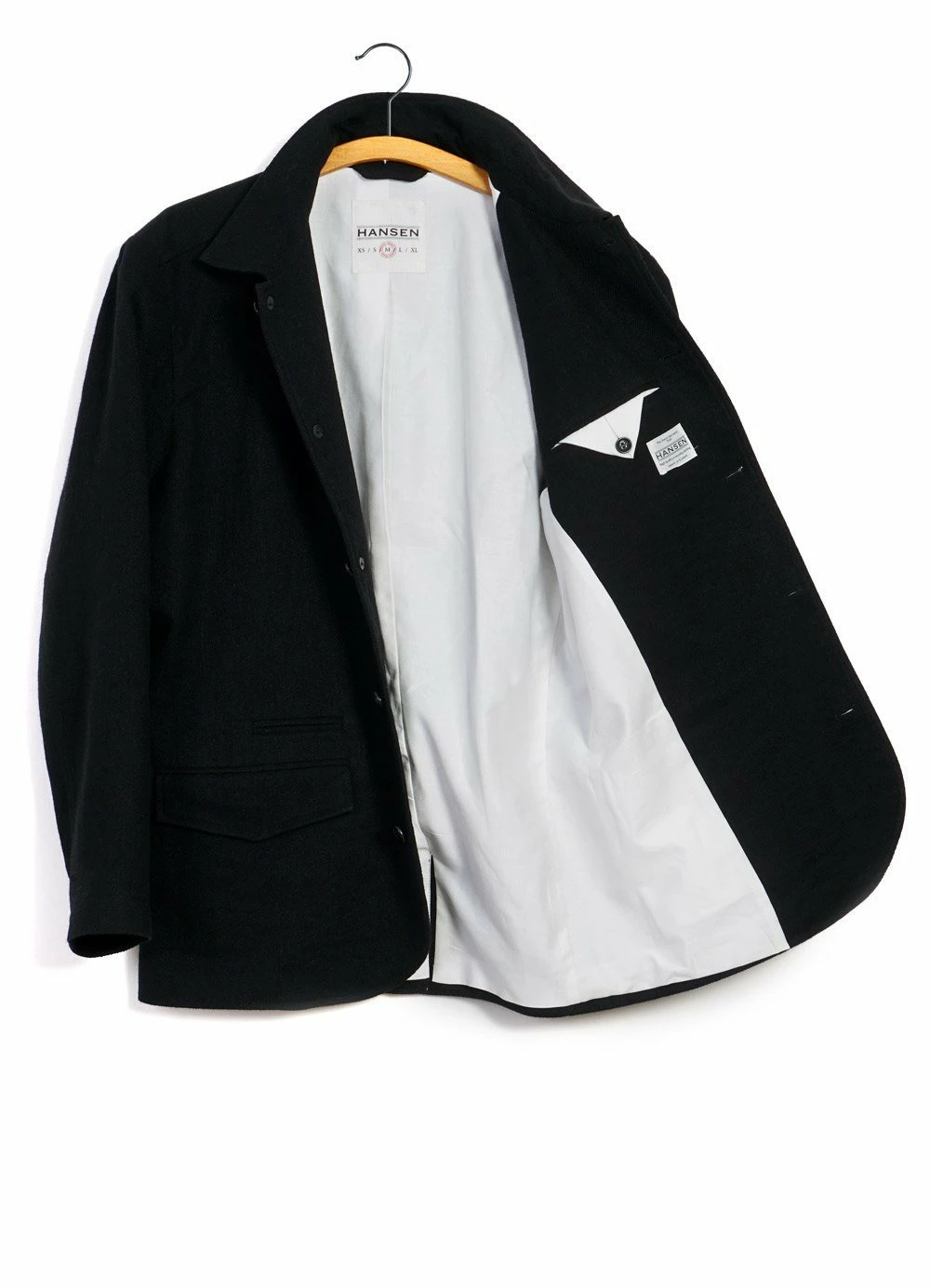 JOHANNES | Relaxed Blazer Jacket | Black HANSEN GARMENTS JOHANNES | Relaxed Blazer Jacket | Black -Mona Shop johannes relaxed blazer jacket black hansen garments 868793