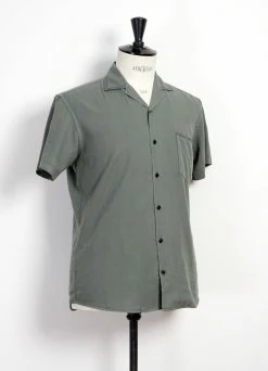 HANSEN GARMENTS JONNY | Short Sleeve Shirt | Eucalyptus -Mona Shop jonny short sleeve shirt eucalyptus hansen garments 120765